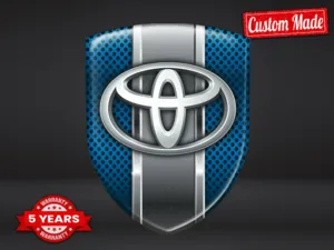 Toyota Stickers Dôme Premium Qualité Étiquettes Élégantes